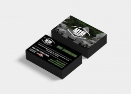 MTM Equipment Business Cards Front and Back